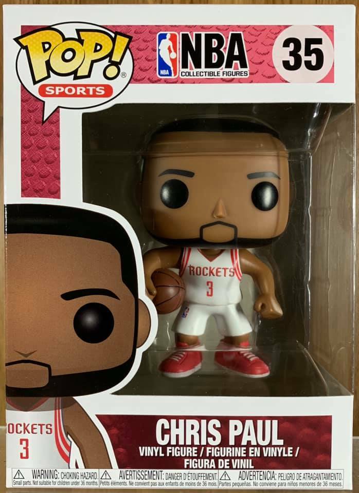 Funko Pop Sports Nba Houston Rockets #35 Chris Paul Vinyl Figure In Stock
