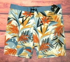 MENS O'NEILL TROPICAL STRETCH SWIM BOARD SHORTS SIZE 32