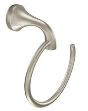 NEW Moen Eva Towel Ring Brushed Nickel YB2886BN New in Box NIB