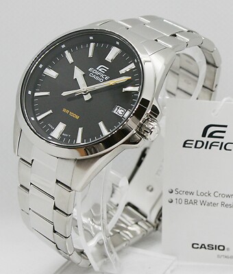   CASIO Edifice Herrenuhr EFV-100D-1AVUEF Edelstahl  