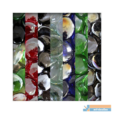 2,5 kg Glasnuggets Glassteine Muggelsteine Mosaiksteine Tischdeko 25/30mm 