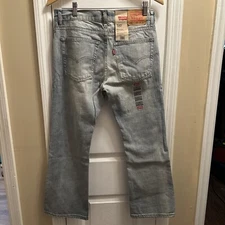 levis 527 Boot Cut Jeans Boys Size 10 30x26 Light Blue