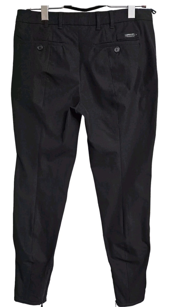 パンツ PRADA cotton slacks black s-l1200.jpg