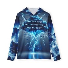 Motivation Gym Hoodie, Practice Makes Better Workout Sweatshirt, Fitness Warmup