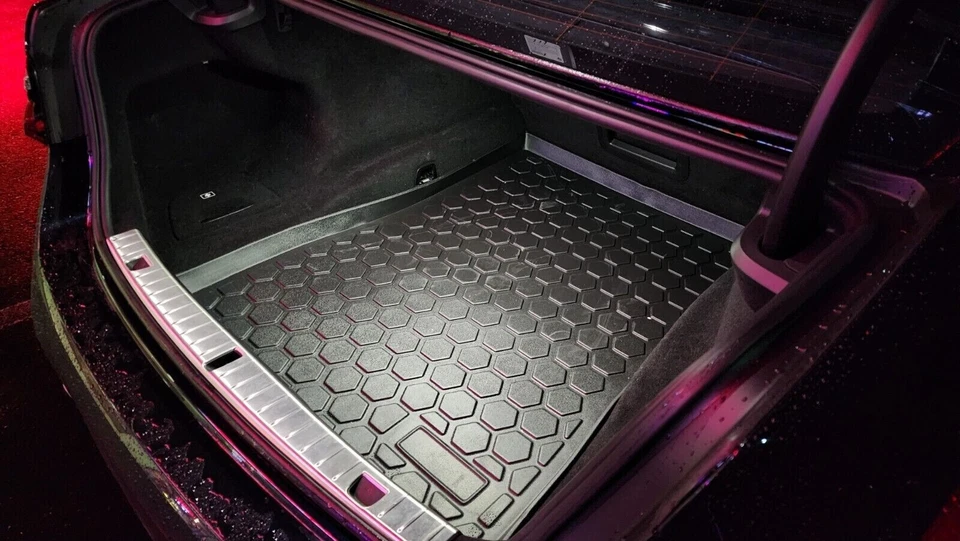 Bandeja de piso de carga para maletero trasero alfombrilla para BMW Serie 7 2016-2022 totalmente nueva Foto 2 de 4