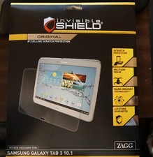 Zagg Invisible Shield For Samsung Galaxy Tab 3 10.1. NEW UNOPENED