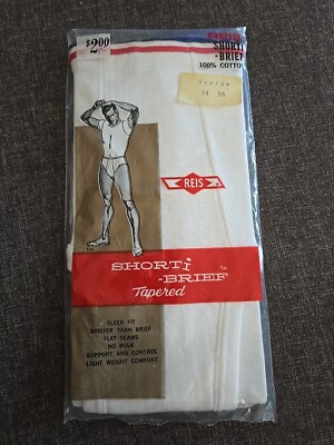 Vintage 70s Reis Scandal Briefs NOS 1 Pack Vtg Underwear Mens