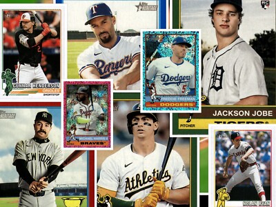 2025 Topps Heritage Sparkle Parallels and Inserts You Pick