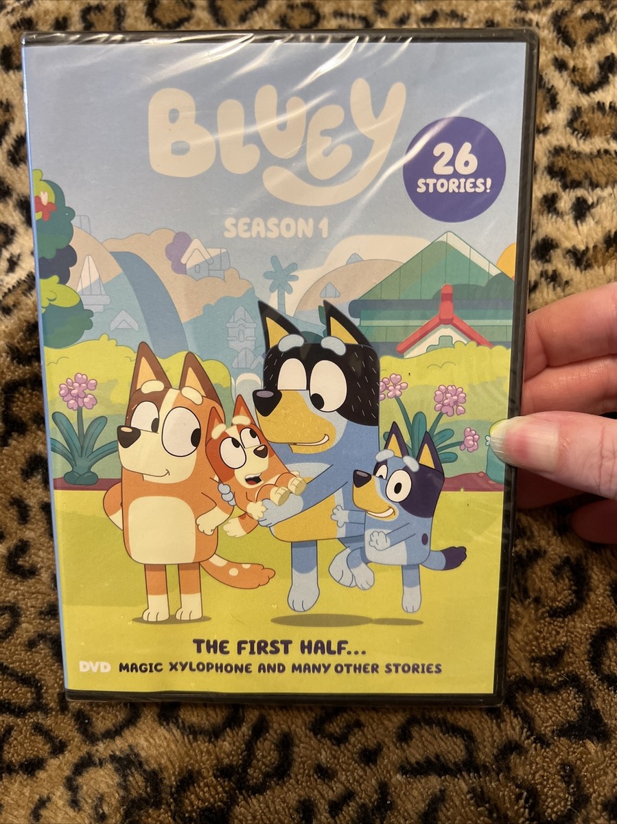 Bluey Season 1 DVD The First Half Episodes 1-26 Childrens Cartoon