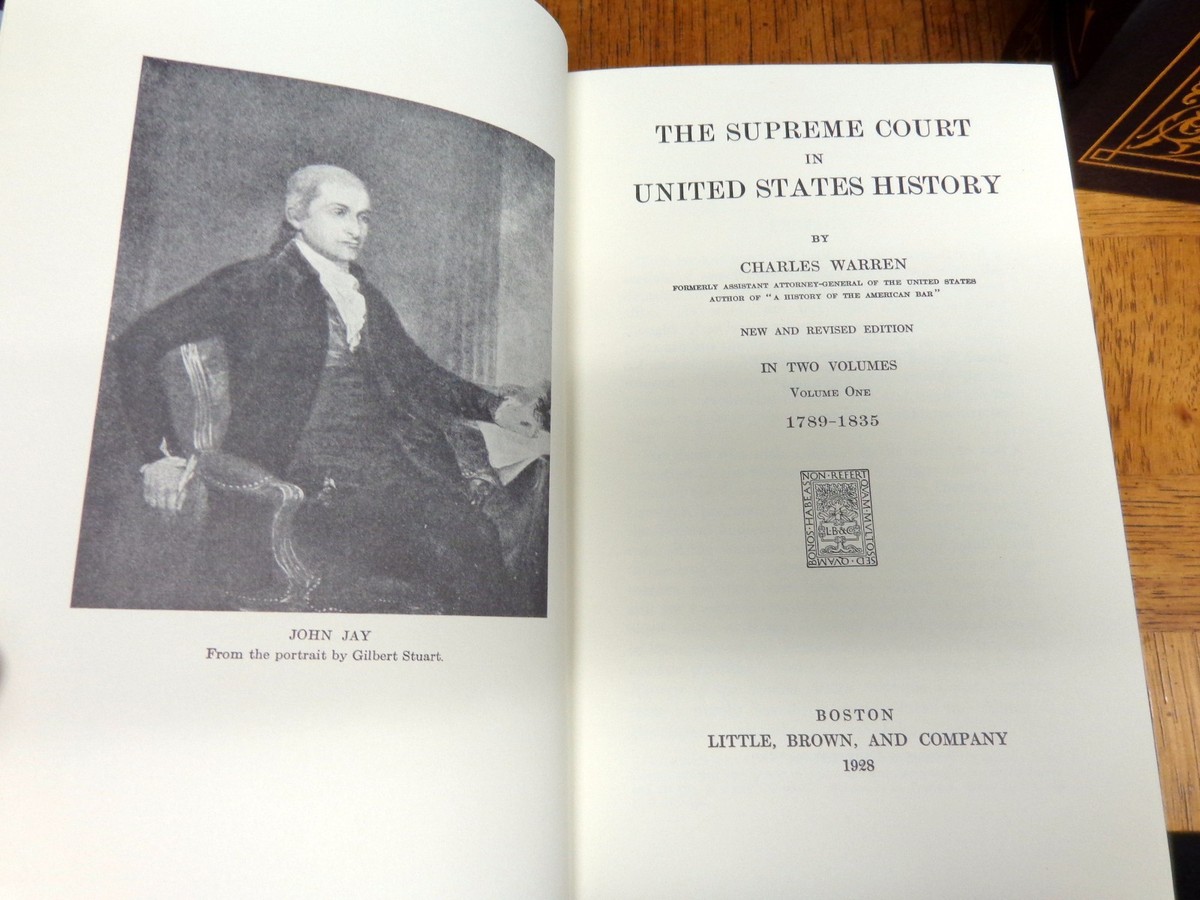 SUPREME COURT IN UNITED STATES HISTORY - 2 VOL Legal