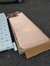 Copper Sheet Metal 16 ounce C110 solid 99.9 pure roof flashing countertop 3 x 8