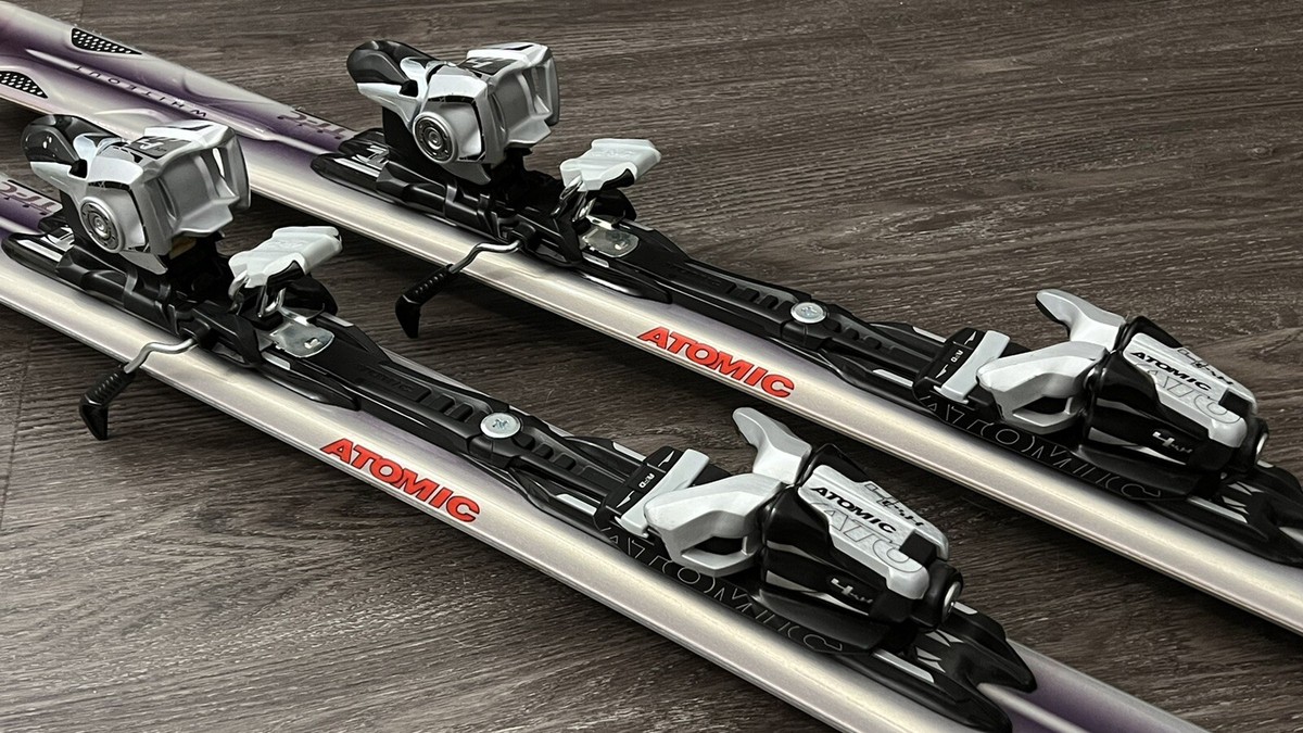 ATOMIC NOMAD WHITEOUT SKY 164 Cm 4Tix 4.12 BINDINGS | eBay