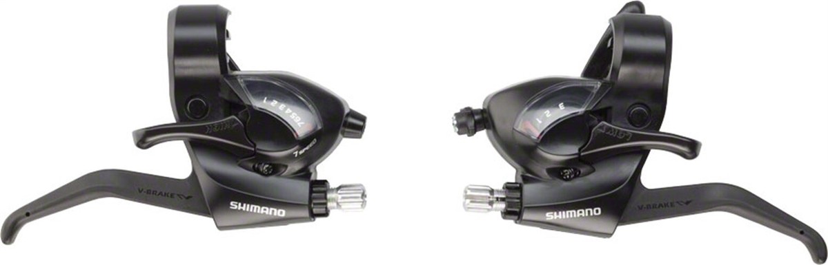 SHIMANO - たくみ Shimano Ef41 3 X 7-speed Brake/shift Lever Set Black for