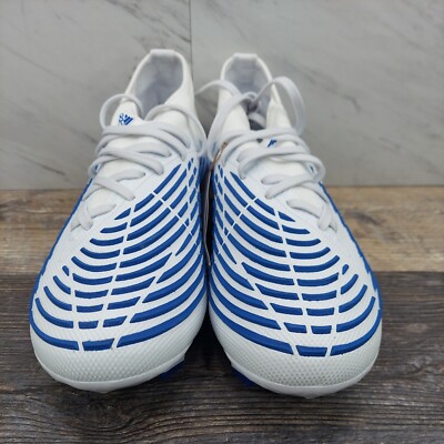 Adidas Predator Edge.2 FG GW2269 Soccer Cleats White Blue 