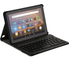 AGPTEK Keyboard Case for All-New Amazon Fire HD, Removable Wireless Keyboard NEW