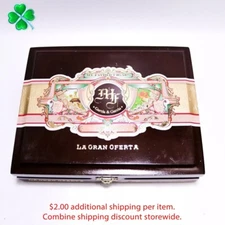 My Father Cigars Lanceros Empty Wood Cigar Box 8.75" x 7" x 2" ~