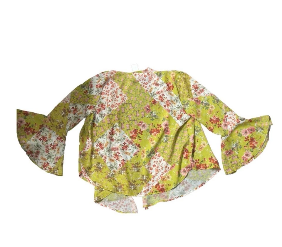 Suéter Sweet Pea New York & Company y2k 2000’s Verde Mutli Estampado Foto 2 de 4