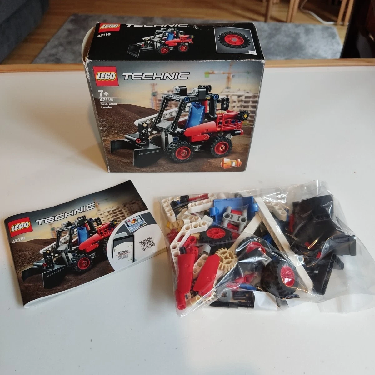 Lego Technic 42116 SKID STEER LOADER Complete Box Instructions VGC
