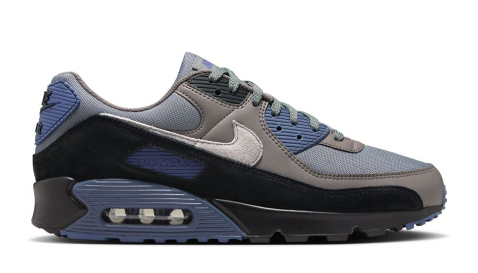 Nike Air Max 90 Smoke Grey Diffused Blue IB6392-001 Men's Si