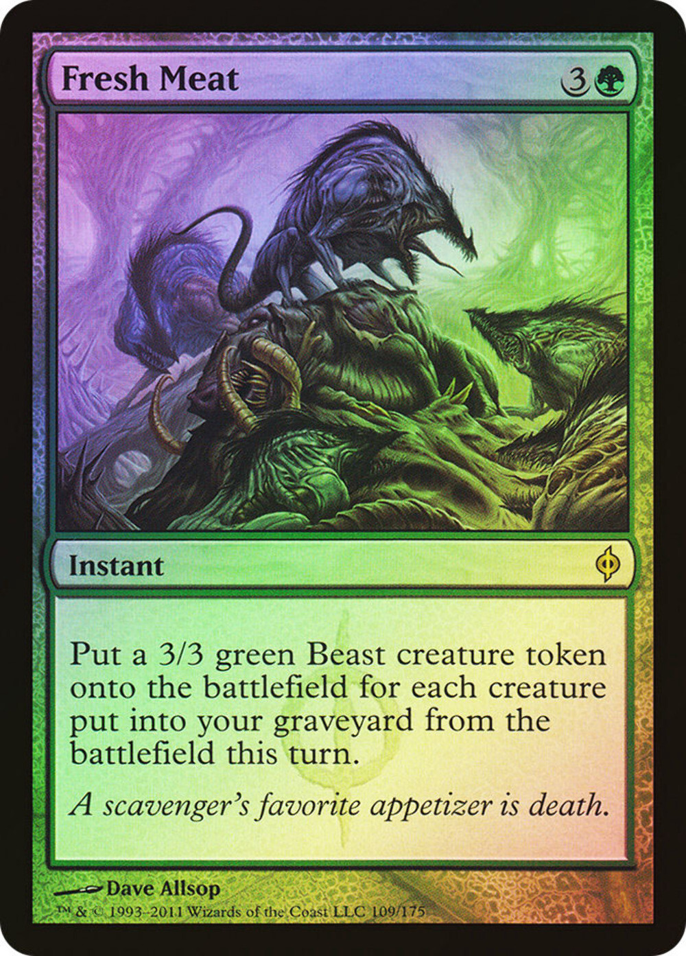 MTG FOIL Fresh Meat – New Phyrexia Magic Card # 109 | eBay