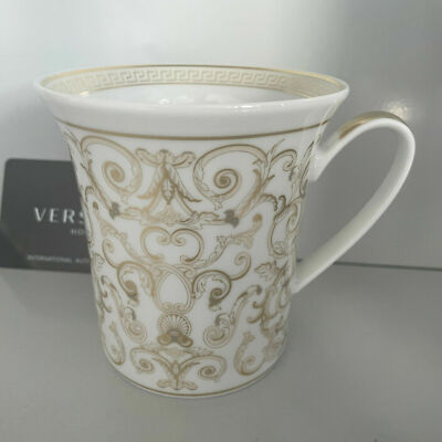 VERSACE BY ROSENTHAL,GERMANY  ''MEDUSA GALA'' MUG W/ HANDLE, 11 OZ.