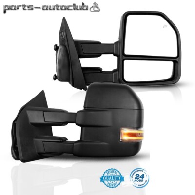 Towing Mirrors Power Heated Signal Sensor Pair Side For 2015-20 Ford F-150 8PIN - Foto 5
