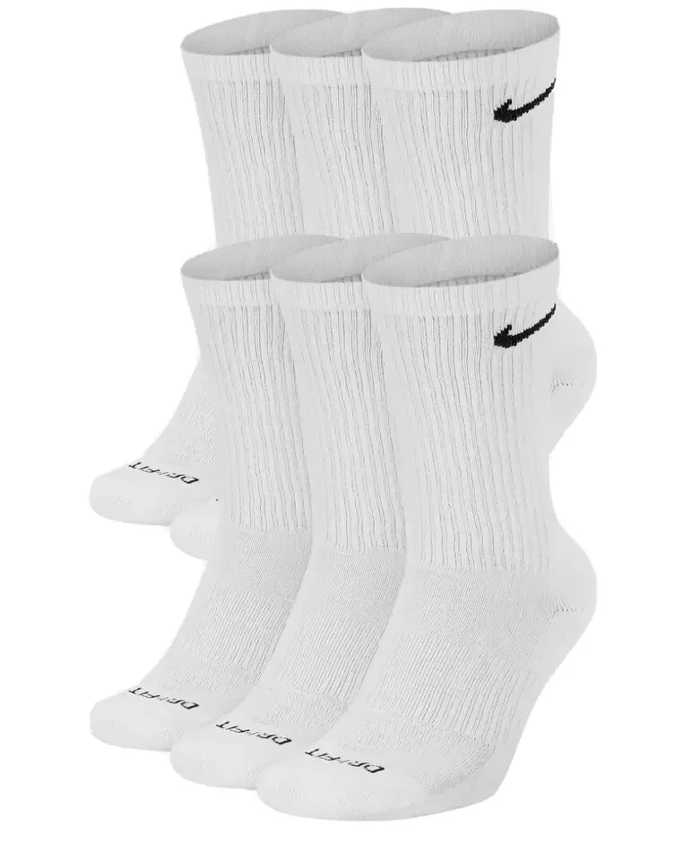 Nike WOMEN&#039;S Everyday Plus Cushioned Crew 3 OR Pack WHITE SX6897 |