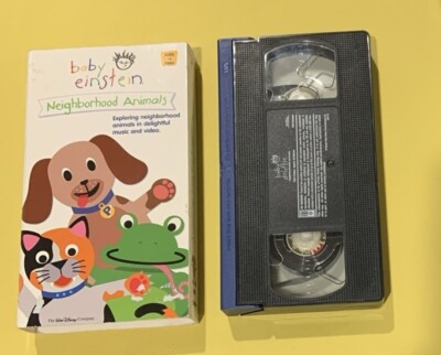VHS Tape Baby Einstein (Baby Dolittle) Neighborhood Animals Tested
