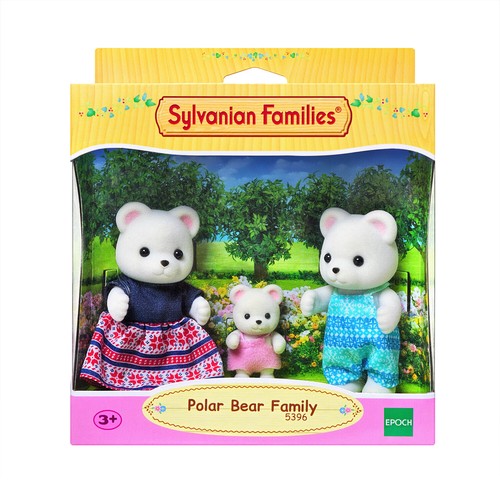 Sylvanian Families Calico Critters Polarstar Polar Bear Family