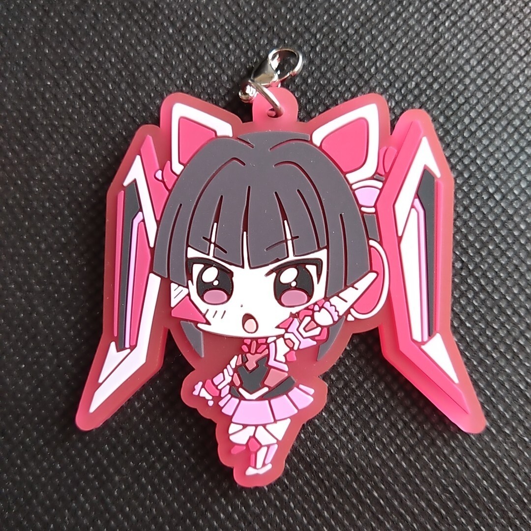 Shirabe Tsukuyomi Senki Zesshou Symphogear RUBBER KEYCHAIN Mascot Anime Strap