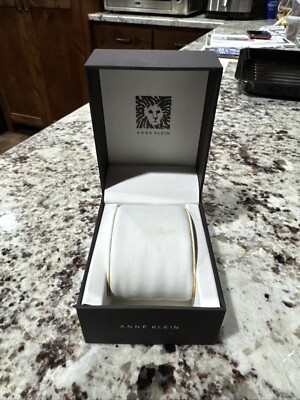 Anne Klein Hard Shell Empty Watch Box 3.75 x3 x2.75 