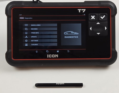 ICON T7 - PROFESSIONAL WIRED DIAGNOSTIC TABLET SCANNER TOOL - Used