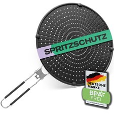 Pfannenspritzschutz Spritzschutz Pfanne Silikon bis 30cm  Bratpfanne universal