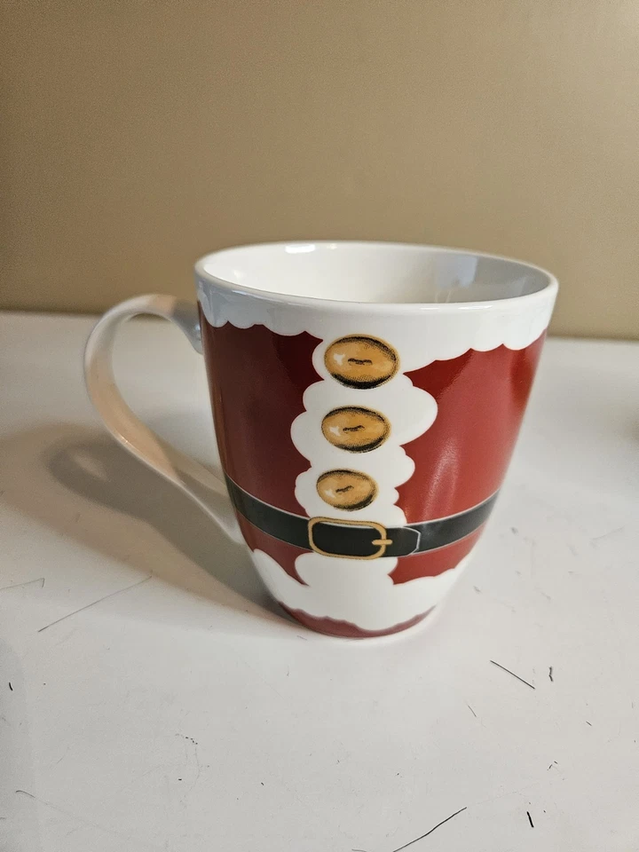 Juego de 2 tazas de té de café Pfaltzgraff Mr And Mrs vacaciones de Navidad 16 OZ Foto 3 de 4
