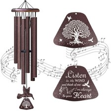 Sympathy Wind Chimes for Outside, Memorial Wind Chimes for Loss of Loved One ...