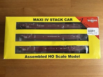 Intermountain A-Line Maxi IV Stack Car Unit AOK In H0 1:87 für 53  Container 