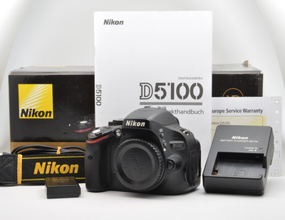 Nikon D5100 16.2MP DSLR Kamera Body Gehäuse OVP, 28.406 Auslösungen | *SEHR GUT*