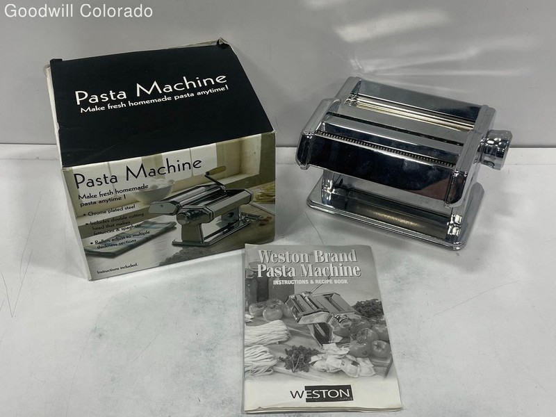 Weston Bed Bath & Beyond Pasta Machine Chrome Plated Steel