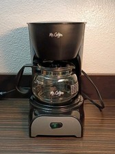 Mr Coffee Switch 4 Cup Drip Coffee Maker Brewer Model #DR5 - Black -CLEAN TESTED