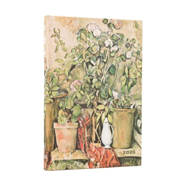 2026 Cezanne's Terracotta Pots and Flowers Mini 12-month Verso Hardcover Flexi