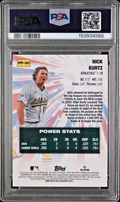 2025 Topps Chrome Update Series - Power Players Nick Kurtz #PP-30