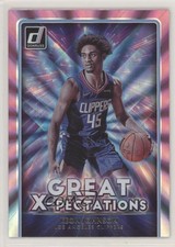 2021-22 Panini Donruss Great X-Pectations Holo Pink Laser Keon Johnson #14 0lu2
