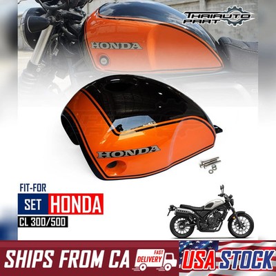 Cover Fuel Oil Tank Orange ABS For Honda SCL CL300 CL500 2023-2025