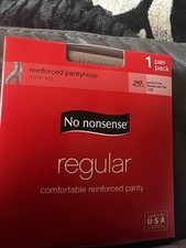 Regular Reinforced Pantyhose - Size plus 2 vintage new in package