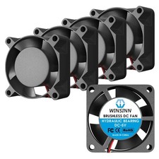 25mm Hydraulic Bearing Brushless Cooling Fan - 5V, Low Noise, 11000 RPM - 5 Pack