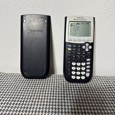Texas Instruments TI-84 Plus Graphing Calculator with Cover Works Properly 