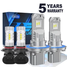 For Ford F-150 2004-2014 Super Bright LED Headlight Fog Light Bulbs Canbus Ready