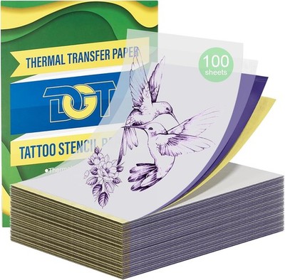GBK Tattoo Transferpapier A4 100 Blatt, Hochauflösendes Tattoo Papier für