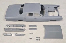 ABS-LIKE RESIN 3D PRINTED 1/25 1969 DODGE POLARA 4-DOOR SEDAN BODY SET