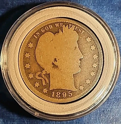 1895-S San Francisco Mint Silver Barber Quarter - .99 No Reserve